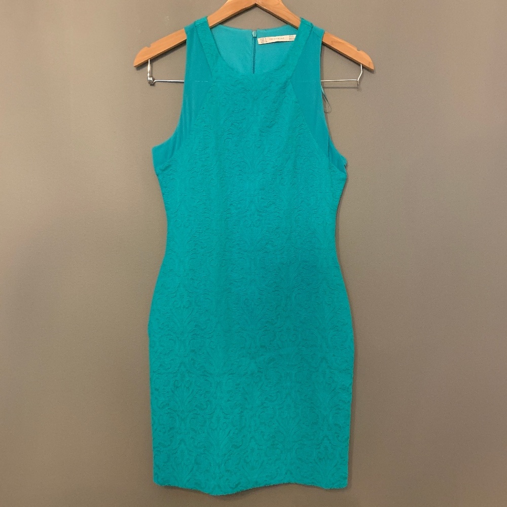 Zara Embroidered Patterned Shift Dress